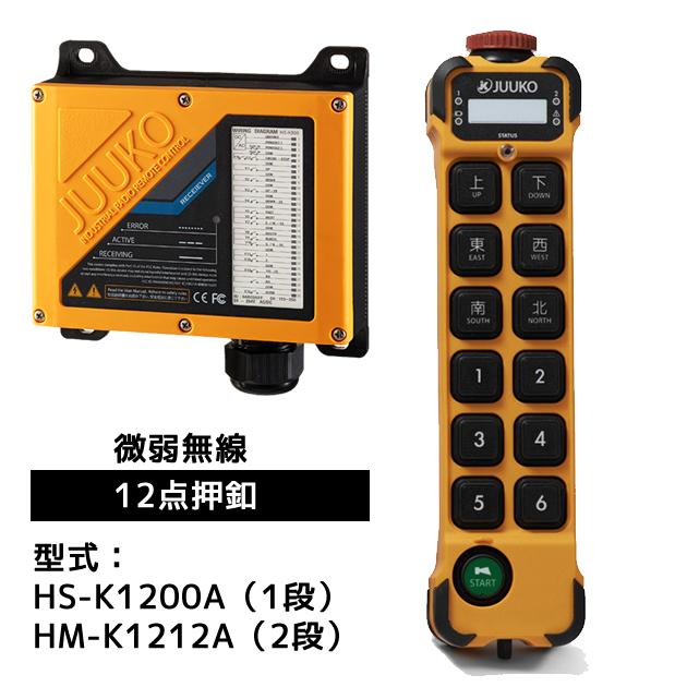 JUUKO微弱無線モデル HS-K1200Aシリーズ